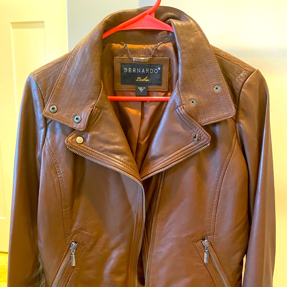 Bernardo Italian leather jacket